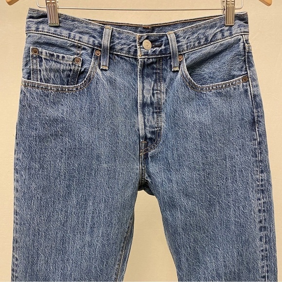 Levi’s Size 27 (4/5) 501s Skinny Jeans High Rise Button Fly Women’s Premium - Picture 5 of 16